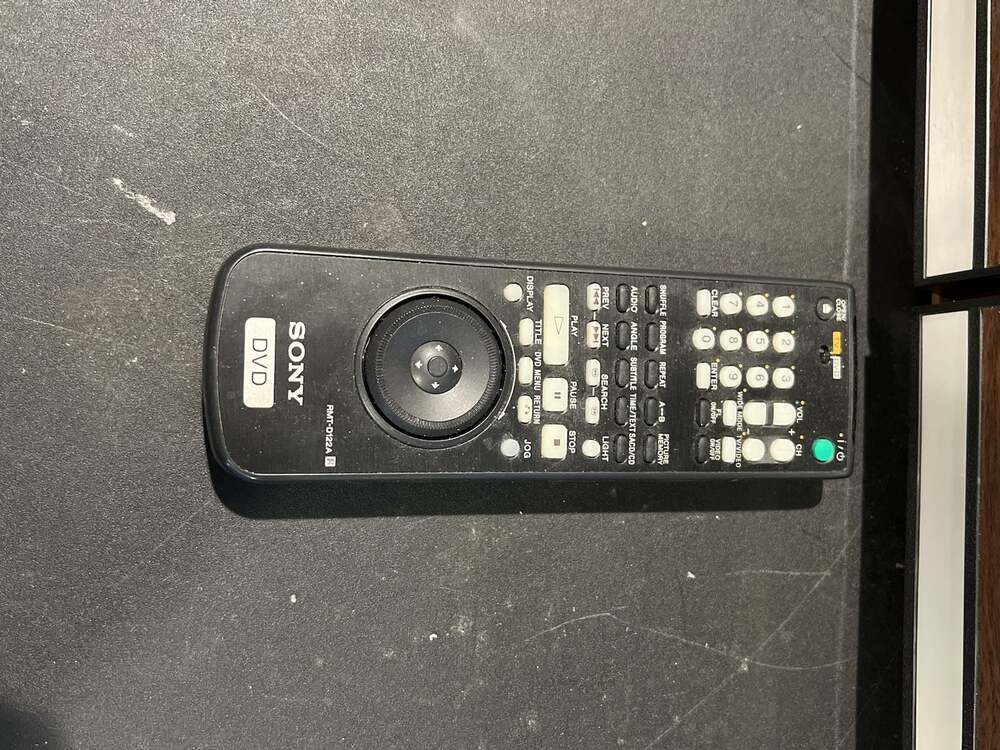 Sony RMT-D122A DVD Player Remote Control